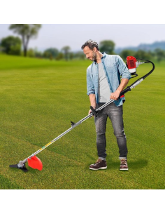 Powertech RL-PT580 Débroussailleuse taille-haie et scie à chaîne professionnelle 8en1 2