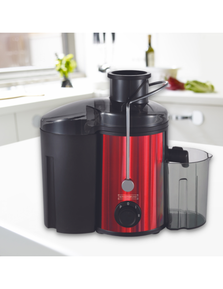 Royalty Line RL-PJ19001RD Extracteur de jus en acier inoxydable 15L 700W Rouge