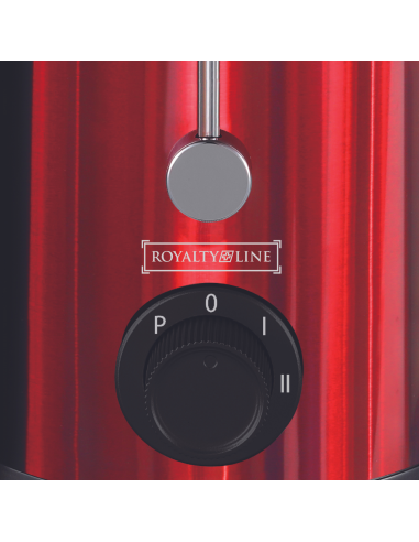 Royalty Line RL-PJ19001RD Extracteur de jus en acier inoxydable 15L 700W Rouge