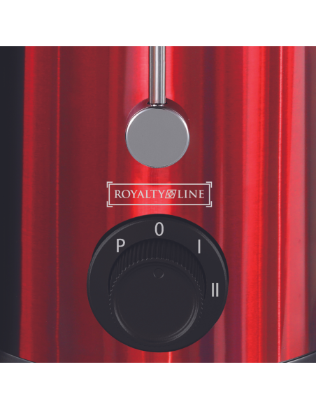Royalty Line RL-PJ19001RD Extracteur de jus en acier inoxydable 15L 700W Rouge