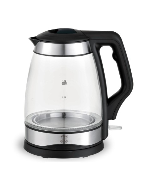 Herzberg HG-5044 Bouilloire Electrique en Verre de 1.8L Avec Indicateur Lumineux à LED